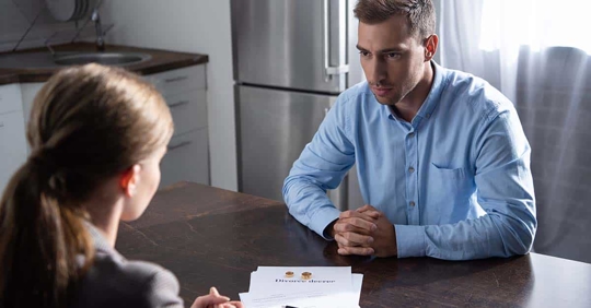 a man having consultation